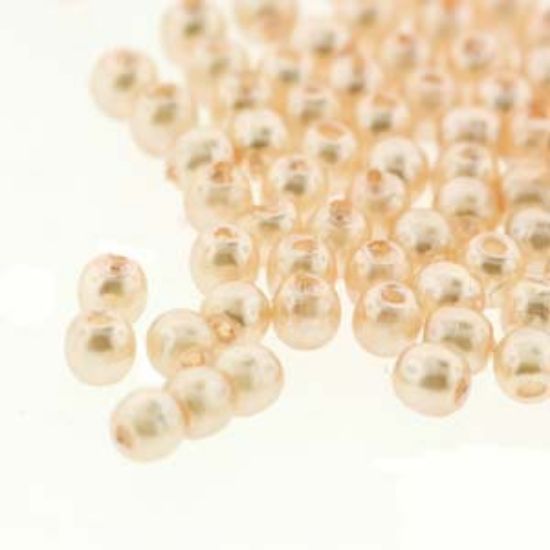Picture of Czech Glass Pearls 2mm Pearl Cream x150