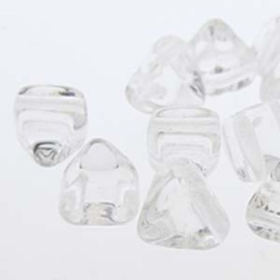 Picture of Pyramid Bead 6mm Crystal x25