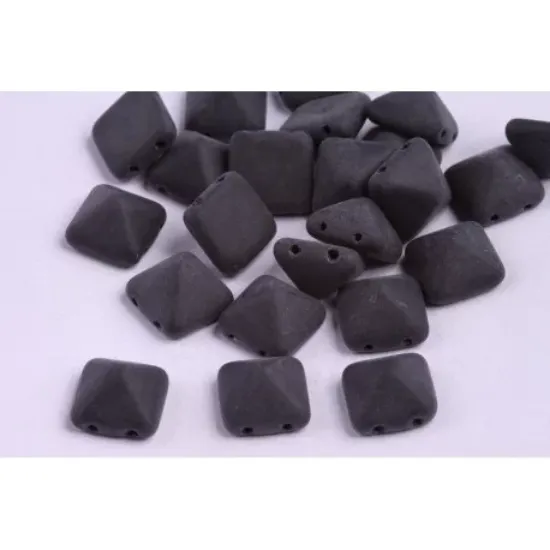 Picture of Pyramid Bead 6mm Jet Mat x25