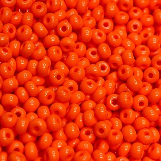 Picture of Czech Seed Beads 6/0 Orange x10g