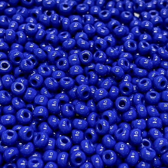 Picture of Czech Seed Beads 6/0 Blue x10g