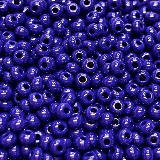 Picture of Czech Seed Beads 6/0 Navy Blue x10g