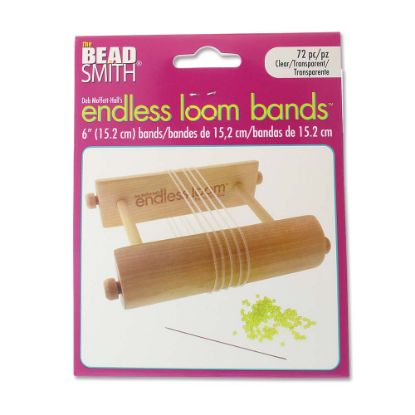 Afbeelding van Endless Loom Bands 15,2cm Clear x72