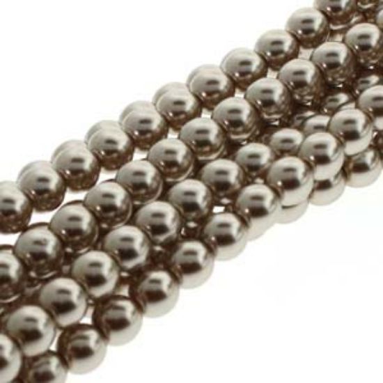 Picture of Czech Glass Pearls 8mm Champagne x75