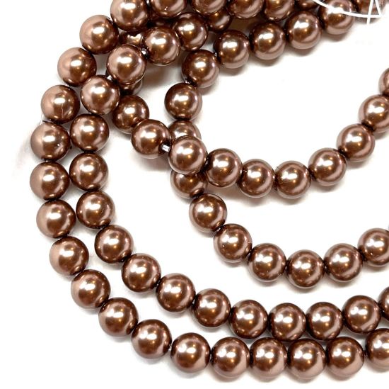 Picture of Preciosa Nacre Round Maxima 4mm Bronze Pearl x100