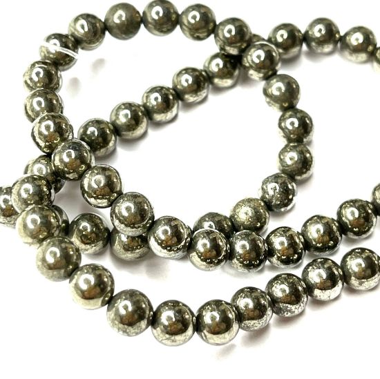 Picture of Pyrite beads 6mm x38cm
