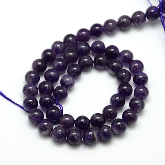 Picture of Amethyst bead 8mm round x38cm