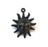 Picture of Acrylic Pendant Sun Face 26x24mm Black x1