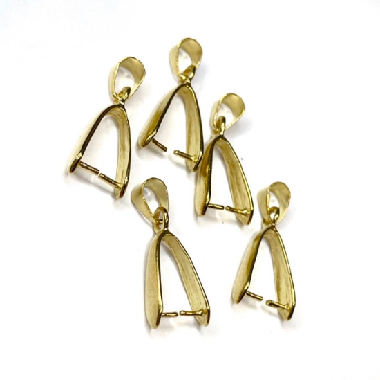 Picture of Pinch Bail 20x4mm Gold x10