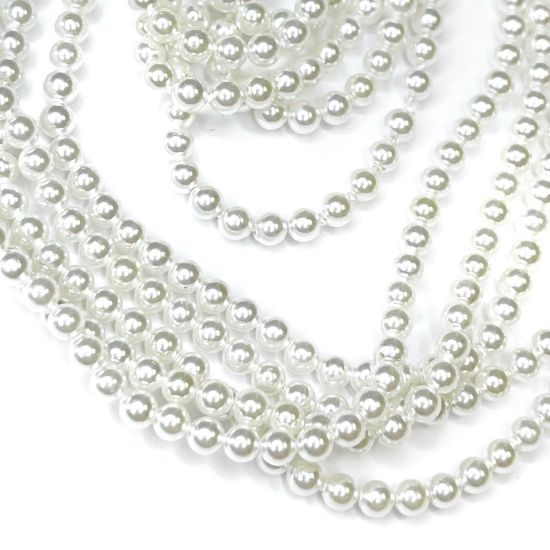 Picture of Shell Pearl Bead 3mm round x38cm