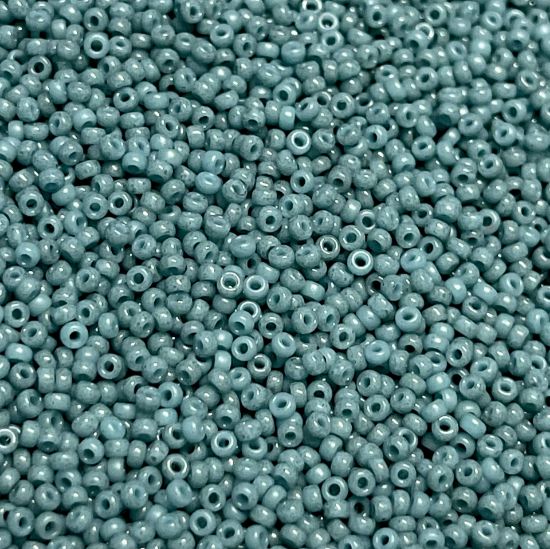 Picture of Miyuki Seed Beads 15/0 1685 Mat Grey/Blue x10g
