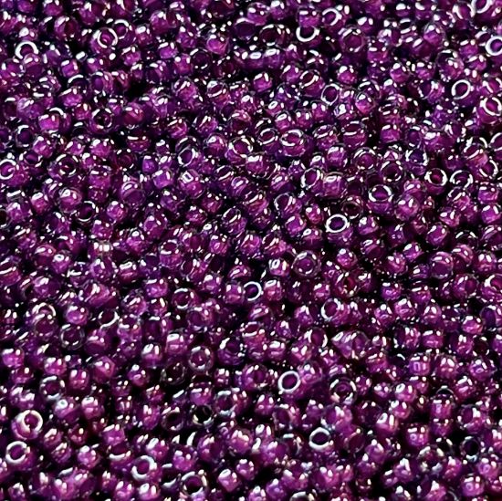 Picture of Miyuki Seed Beads 15/0 2247 Fuchsia Lined Crys Lust x10g