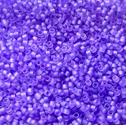 Afbeelding van Miyuki Delica 11/0 DB783 Transparent Purple Dyed Semi Mat x10g