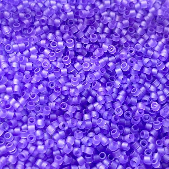 Picture of Miyuki Delica 11/0 DB783 Transparent Purple Dyed Semi Mat x10g