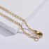 Picture of Stainless Steel Necklace cable Gold 45cm x1