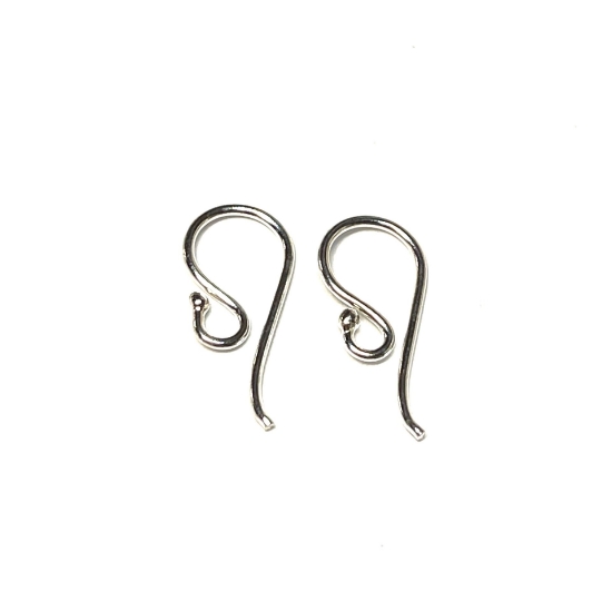 Picture of 925 Silver Ear wire Ball End 11mm x2