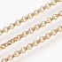 Picture of Stainless Steel Chain Rollo 2,5mm soldered Gold Plated x1m