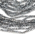 Picture of Faceted Rondelle bead 1,5x2mm Silver x235