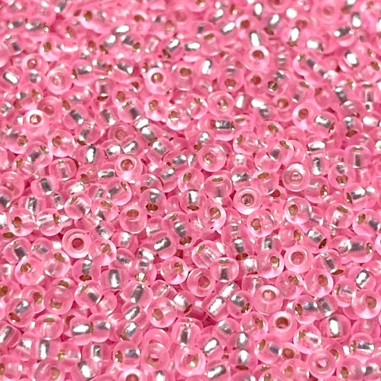 Picture of Miyuki Rocaille 11/0 22 Silver Lined Pink x10g