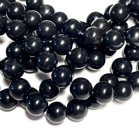 Picture of Blackstone bead 8mm round x38cm