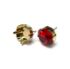 Picture of Premium Ear Stud 4470 12mm square 24kt Gold Plate x2