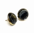 Picture of  Stainless Steel Ear stud setting 16mm round 18kt Gold Plated x10