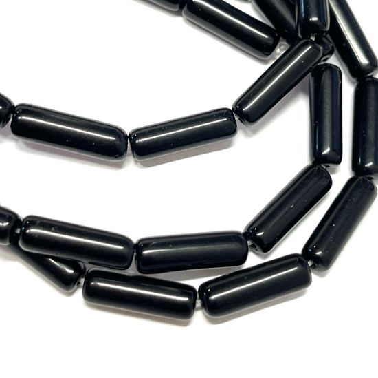 Picture of Obsidian 12x4mm Black x35cm
