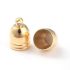 Picture of Cord End Ø8mm 24kt Gold Plated x2