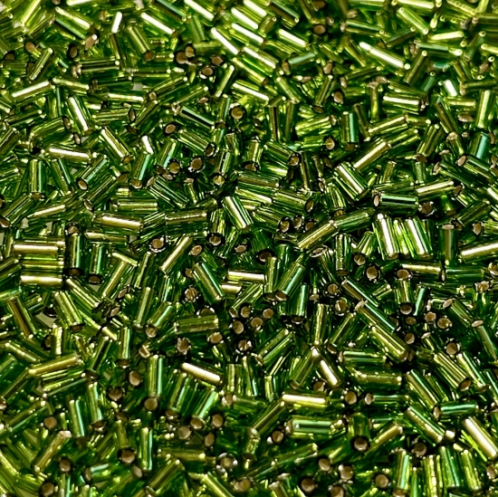 Picture of Miyuki Bugles 3mm 26 Silver Lined Olive x10g