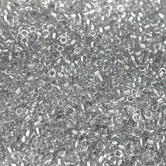 Picture of Miyuki Delica 11/0 DB271 Sparkling Silver Gray Lined Crystal x10g