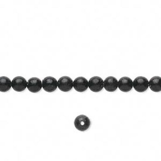 Picture of Obsidian 4mm round Black x38cm