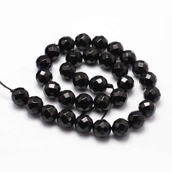 Picture of Black Onyx 6mm faceted round x38cm
