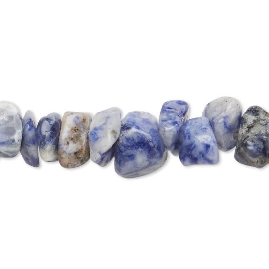 Picture of Spotted Sodalite bead 8-12mm Chip x90cm