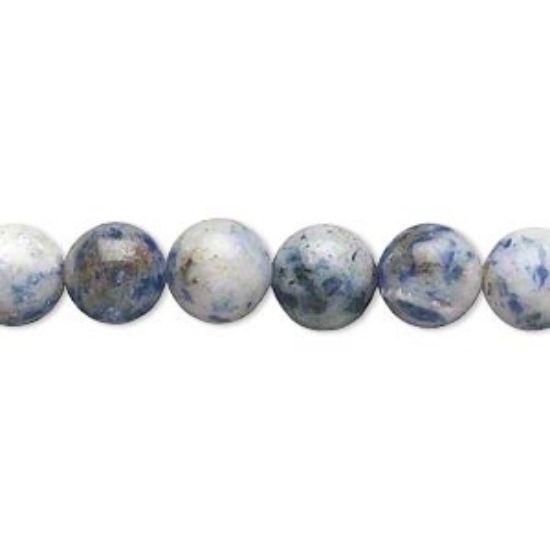 Picture of Spotted Sodalite bead 12mm round  x5