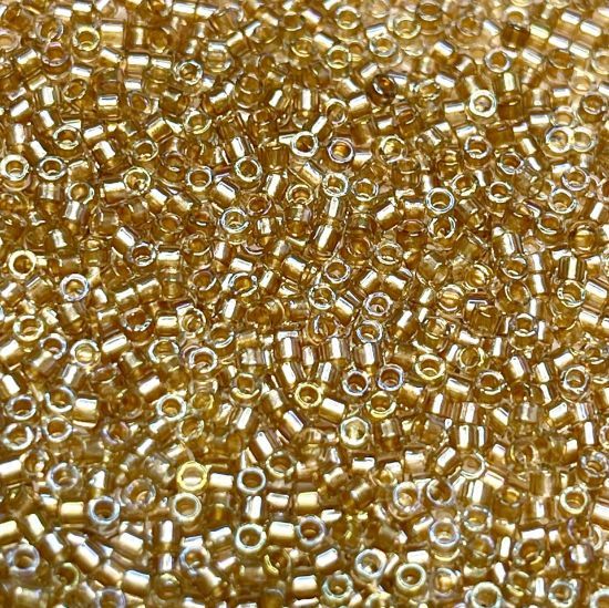 Picture of Miyuki Delica 11/0 DB2396 Fancy Lined Champagne x10g