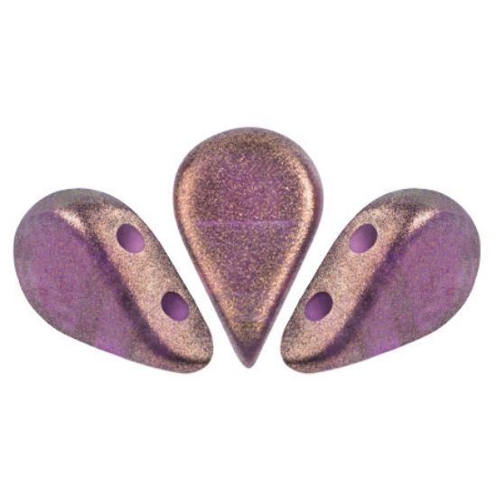 Picture of Amos® by Puca® 5x8mm Halo Amethyst x10g