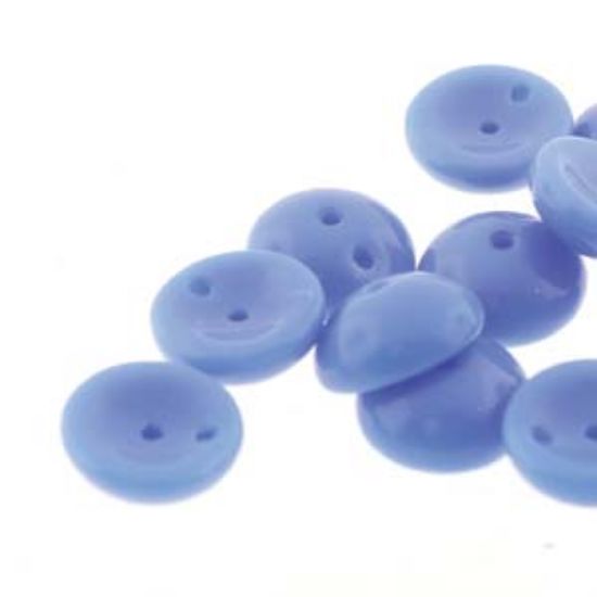 Picture of Piggy Beads 4x8mm Opaque Blue x50