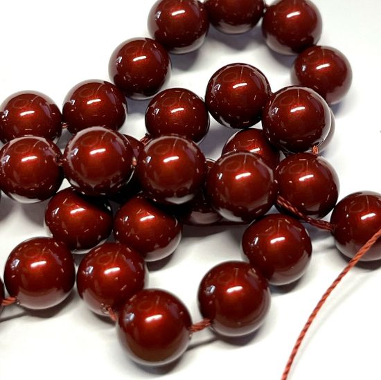 Picture of Swarovski 5810 Pearls 8mm Bordeaux Pearl x5