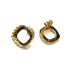 Picture of Premium Ear Stud Crown 4470 12mm square 24Kt Gold Plate x2