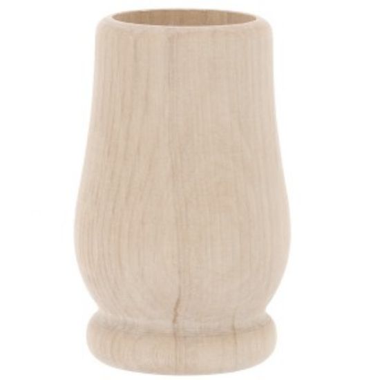 Picture of Wooden Vase 62x32mm par Puca to decorate and customize x1