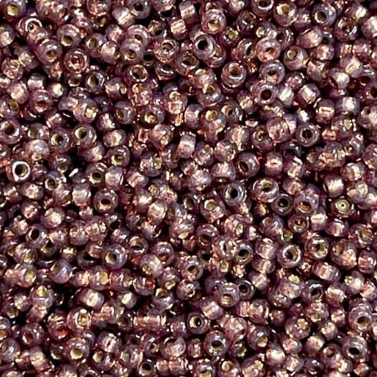 Picture of Miyuki Seed Beads 11/0 4249 Duracoat Silver Lined Dyed Rose Bronze x10g