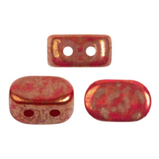 Picture of Lipsi® Par Puca® 7x4mm Opaque Coral Red Bronze x10g