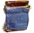 Picture of Organza Pouch 20x15cm Royal Blue w/ Gold band nature desgin x10