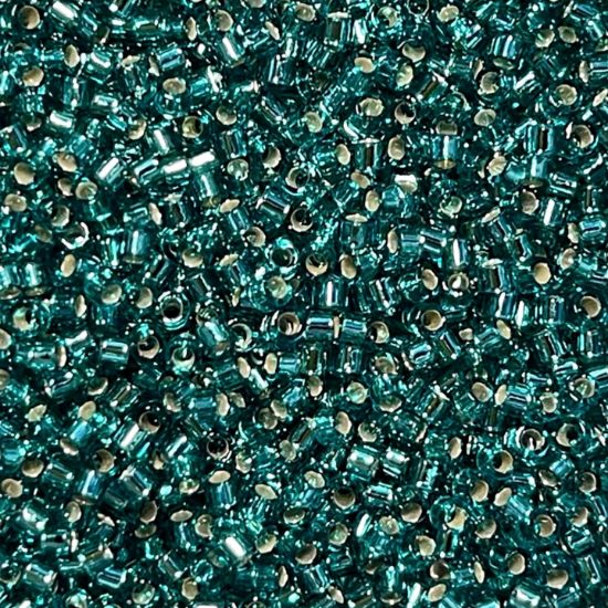 Picture of Miyuki Delica 11/0 DB1208 Silver Lined Caribbean Teal x10g