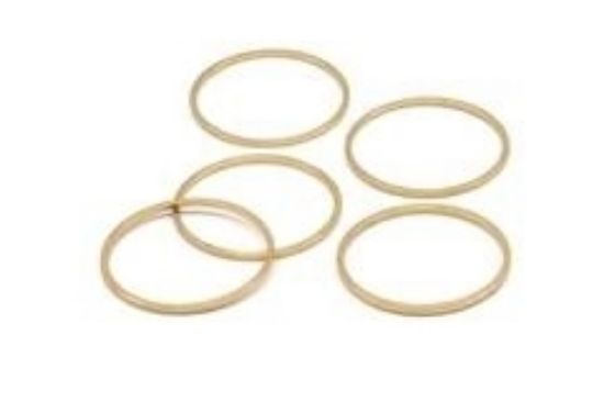 Picture of Component Ring 15mm round 24kt Gold Plated x5