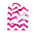 Picture of Gift Tote Bag Chevron 9x7,5cm Pink x5