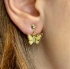 Picture of Stainless Steel Ear Clip for Non-pierced Ears 18kt Gold Plated x2 