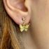 Picture of Stainless Steel Earclip for Non-pierced Ears 18kt Gold Plated x2 