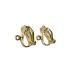 Picture of Stainless Steel Earclip for Non-pierced Ears 18kt Gold Plated x2 