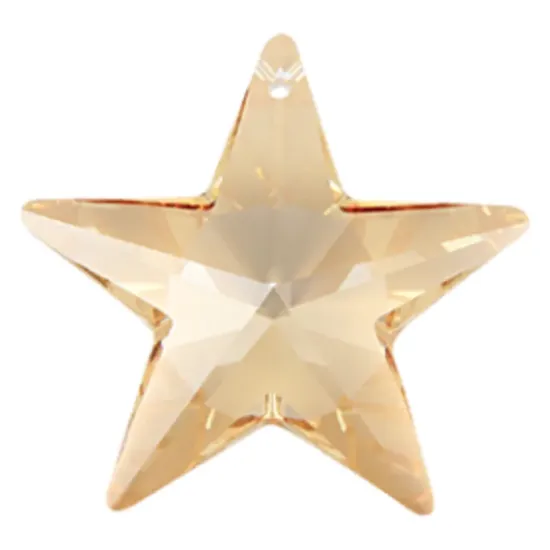 Picture of Swarovski 6714 Star Pendant 28mm Crystal Golden Shadow x1